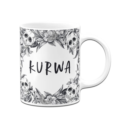 Bild: Tasse - Kurwa - Skull Statement Geschenkidee