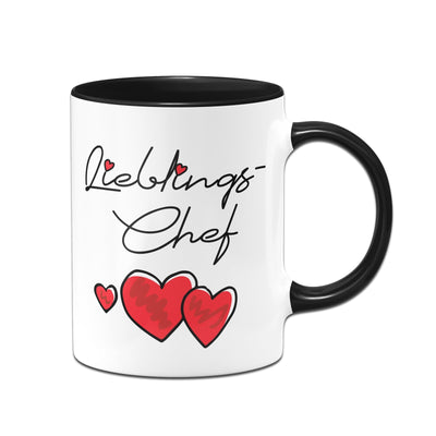 Bild: Tasse - Lieblings-Chef (Herzen) Geschenkidee