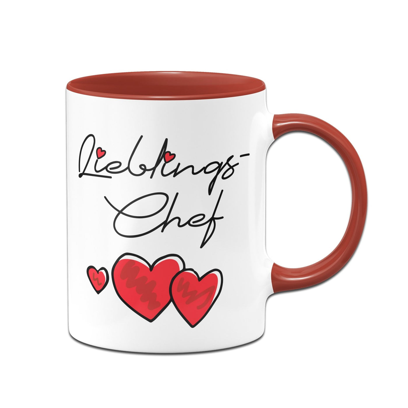 Bild: Tasse - Lieblings-Chef (Herzen) Geschenkidee