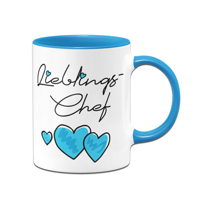 Bild: Tasse - Lieblings-Chef (Herzen) Geschenkidee