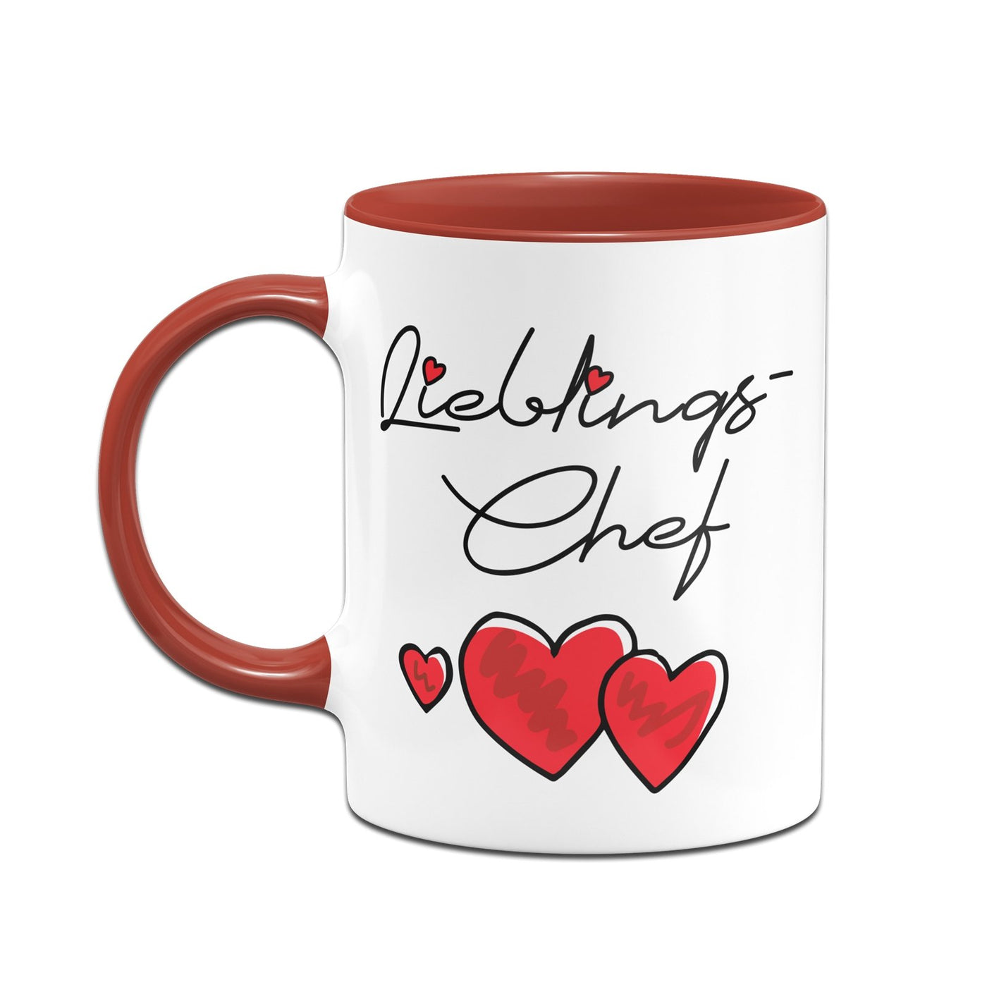 Bild: Tasse - Lieblings-Chef (Herzen) Geschenkidee