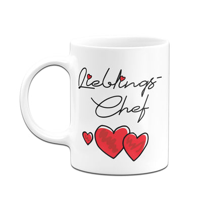 Bild: Tasse - Lieblings-Chef (Herzen) Geschenkidee