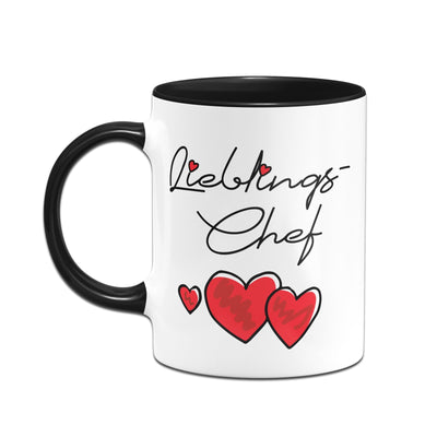 Bild: Tasse - Lieblings-Chef (Herzen) Geschenkidee