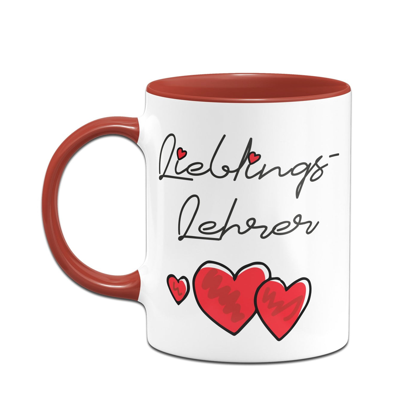 Bild: Tasse - Lieblings-Lehrer (Herzen) Geschenkidee