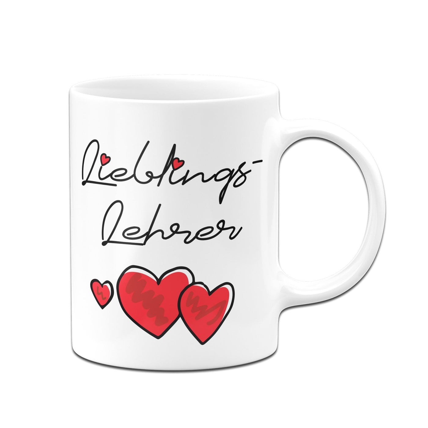 Bild: Tasse - Lieblings-Lehrer (Herzen) Geschenkidee