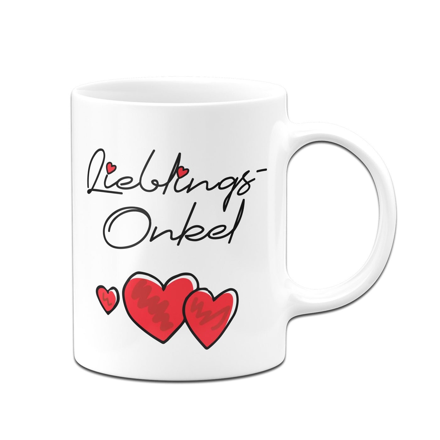 Bild: Tasse - Lieblings-Onkel (Herzen) Geschenkidee