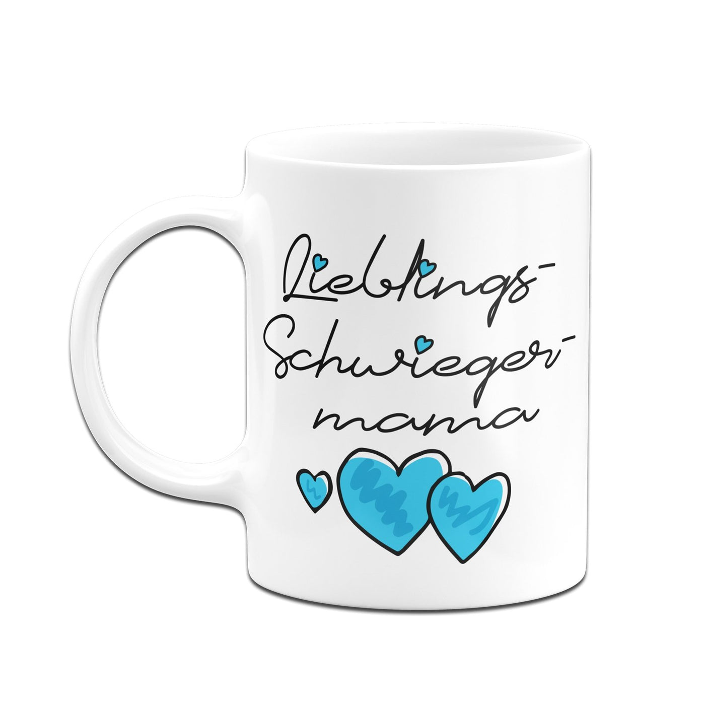 Bild: Tasse - Lieblings-Schwiegermama (Herzen) Geschenkidee