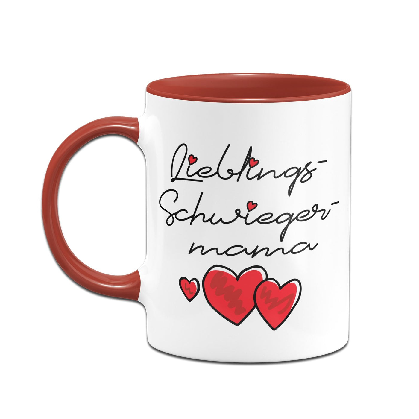 Bild: Tasse - Lieblings-Schwiegermama (Herzen) Geschenkidee