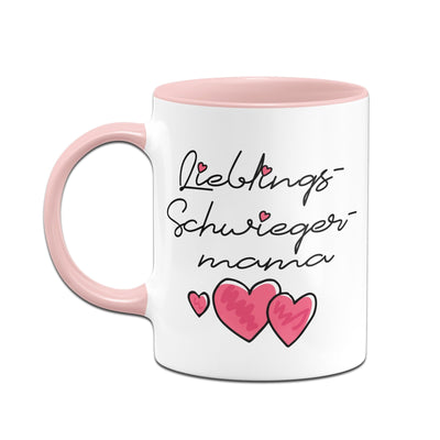 Bild: Tasse - Lieblings-Schwiegermama (Herzen) Geschenkidee