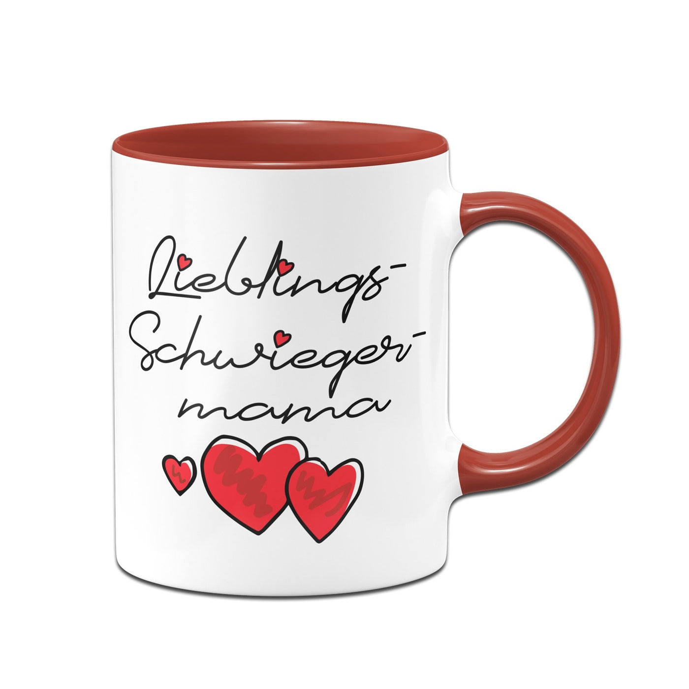 Bild: Tasse - Lieblings-Schwiegermama (Herzen) Geschenkidee