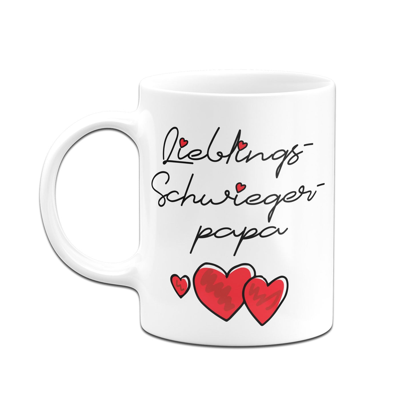 Bild: Tasse - Lieblings-Schwiegerpapa (Herzen) Geschenkidee