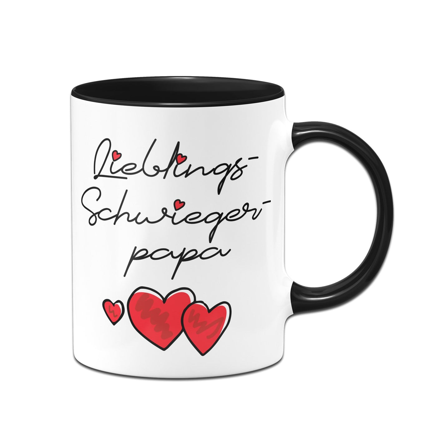 Bild: Tasse - Lieblings-Schwiegerpapa (Herzen) Geschenkidee