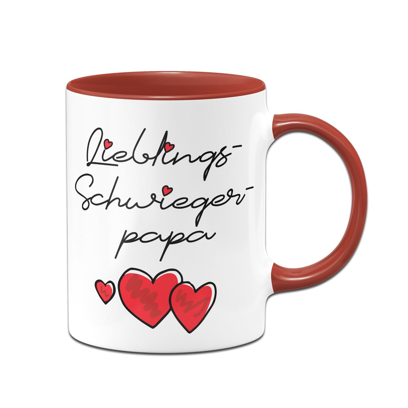 Bild: Tasse - Lieblings-Schwiegerpapa (Herzen) Geschenkidee