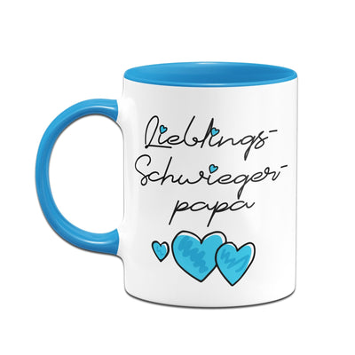 Bild: Tasse - Lieblings-Schwiegerpapa (Herzen) Geschenkidee