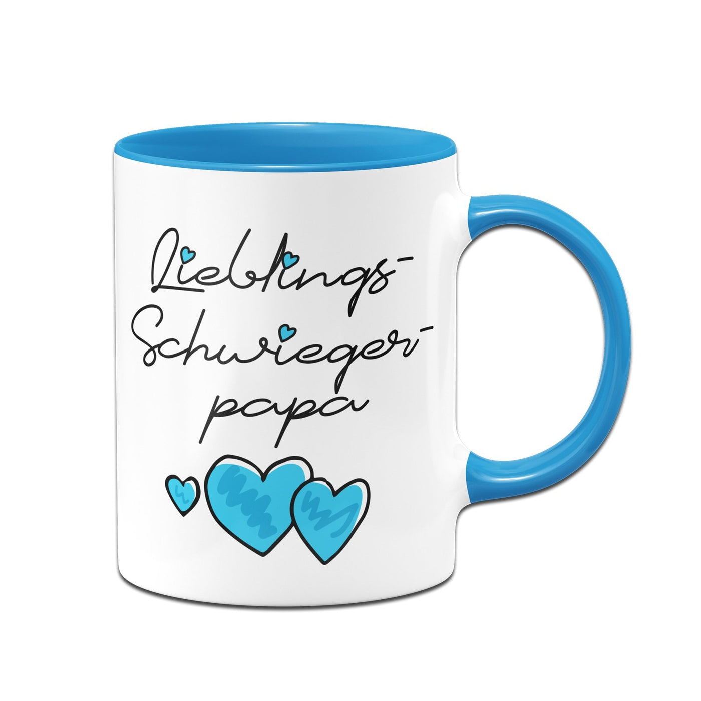 Bild: Tasse - Lieblings-Schwiegerpapa (Herzen) Geschenkidee