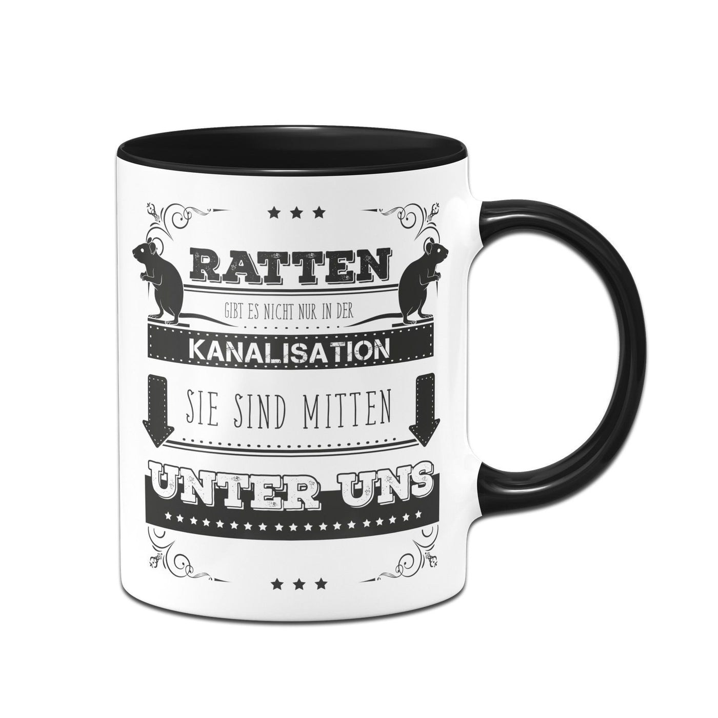 Bild: Tasse - Ratten Sie sind mitten unter uns Geschenkidee