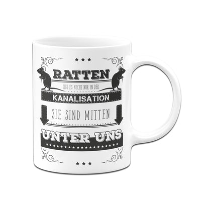 Bild: Tasse - Ratten Sie sind mitten unter uns Geschenkidee