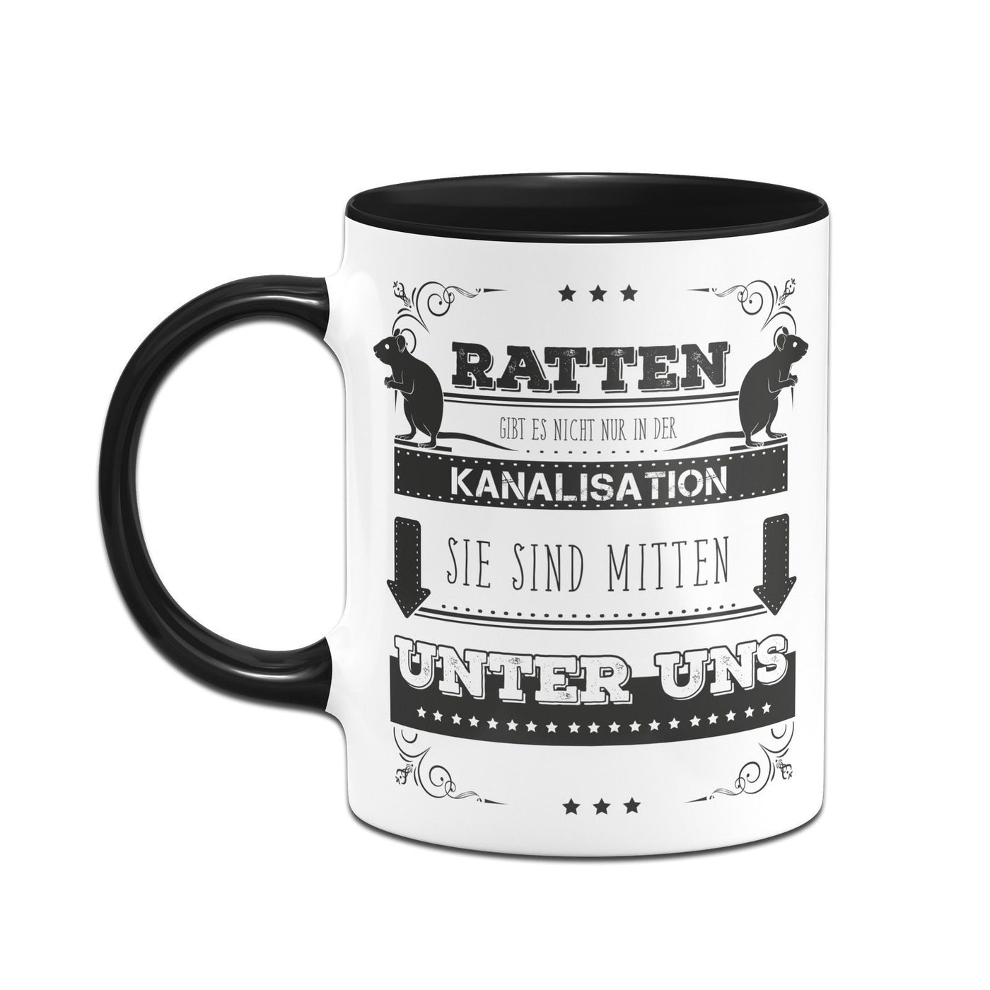 Bild: Tasse - Ratten Sie sind mitten unter uns Geschenkidee