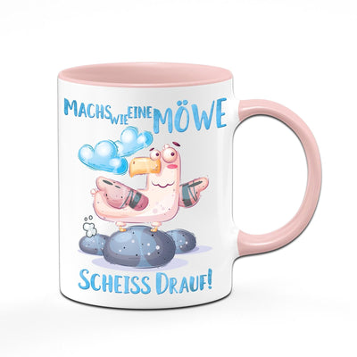 Bild: Tasse - Machs wie eine Möwe scheiss drauf! Geschenkidee