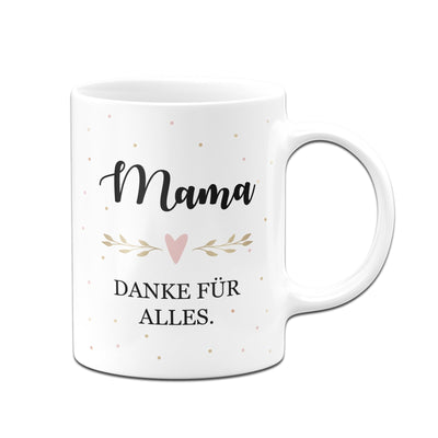 Bild: Tasse - Mama danke für alles. Geschenkidee