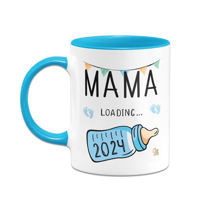 Bild: Tasse - Mama loading mit Babyflasche Geschenkidee