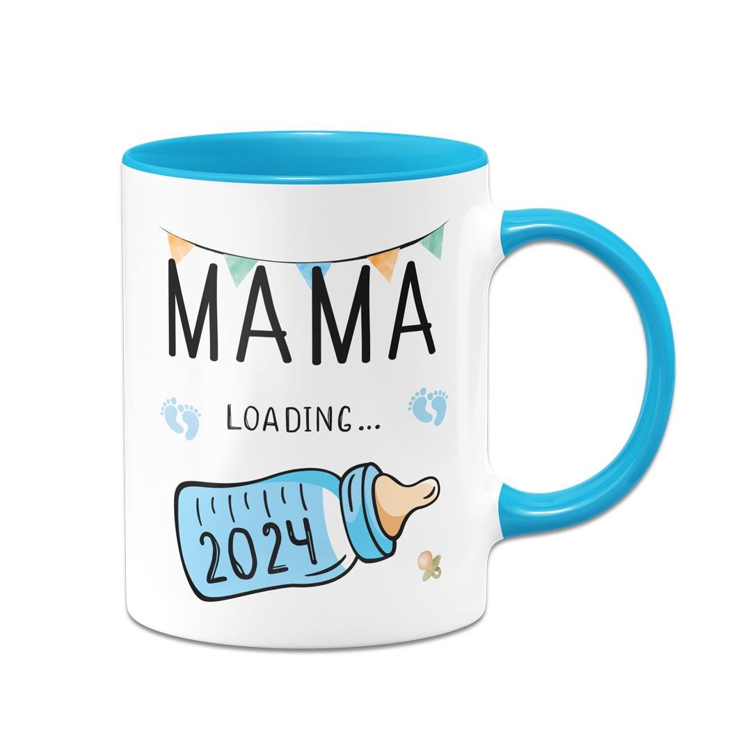 Bild: Tasse - Mama loading mit Babyflasche Geschenkidee