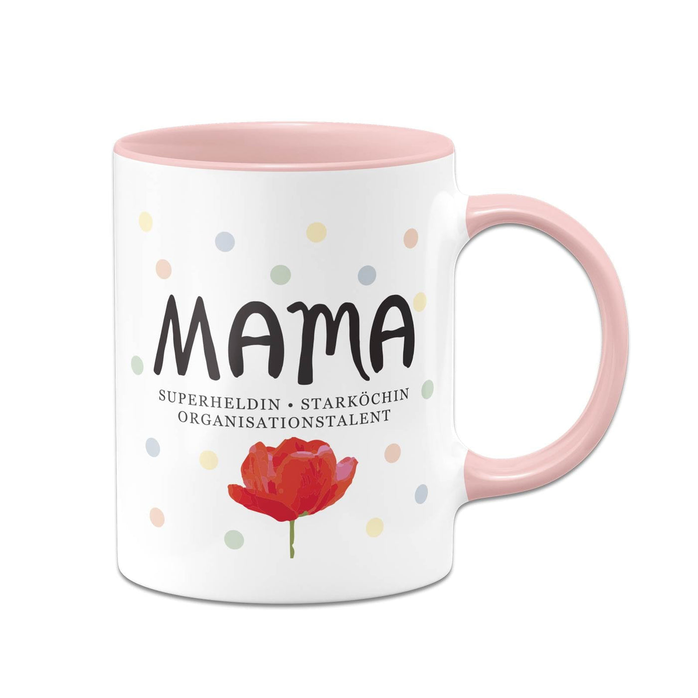 Bild: Tasse - Mama - Superheldin, Starköchin, Organisationstalent Geschenkidee