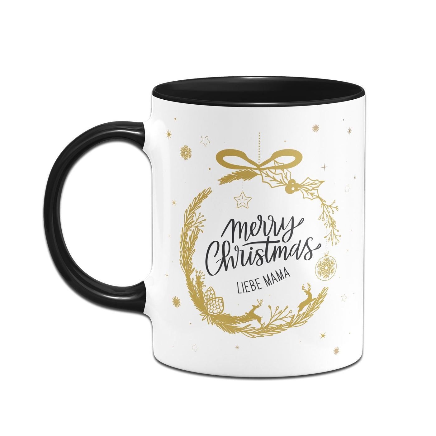 Bild: Tasse - Merry Christmas liebe Mama - Weihnachtskugel Geschenkidee