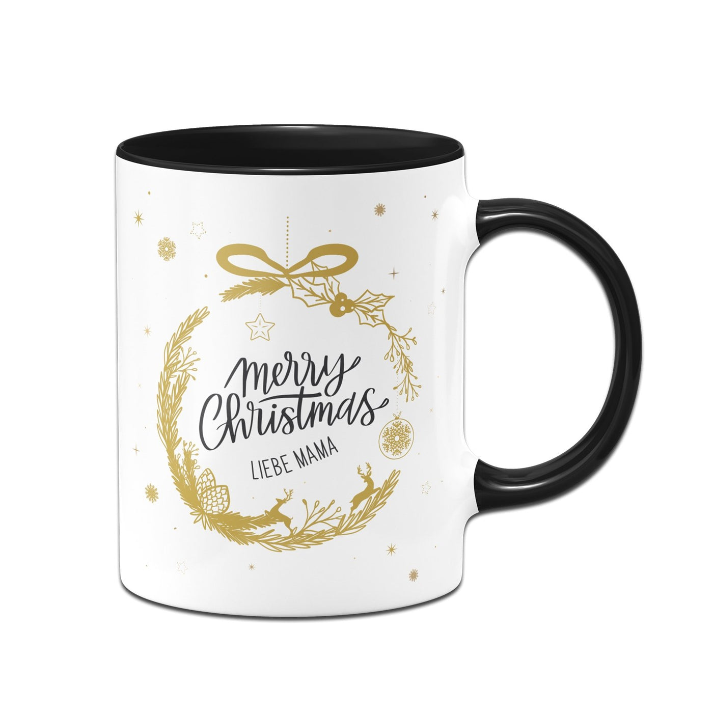 Bild: Tasse - Merry Christmas liebe Mama - Weihnachtskugel Geschenkidee