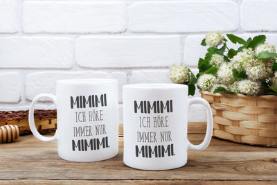 Bild: Tasse - MIMIMI Ich höre immer nur MIMIMI - Pure Statement Geschenkidee