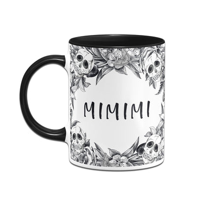 Bild: Tasse - Mimimi - Skull Statement Geschenkidee