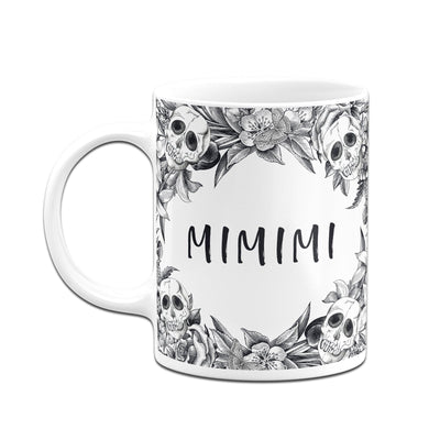 Bild: Tasse - Mimimi - Skull Statement Geschenkidee