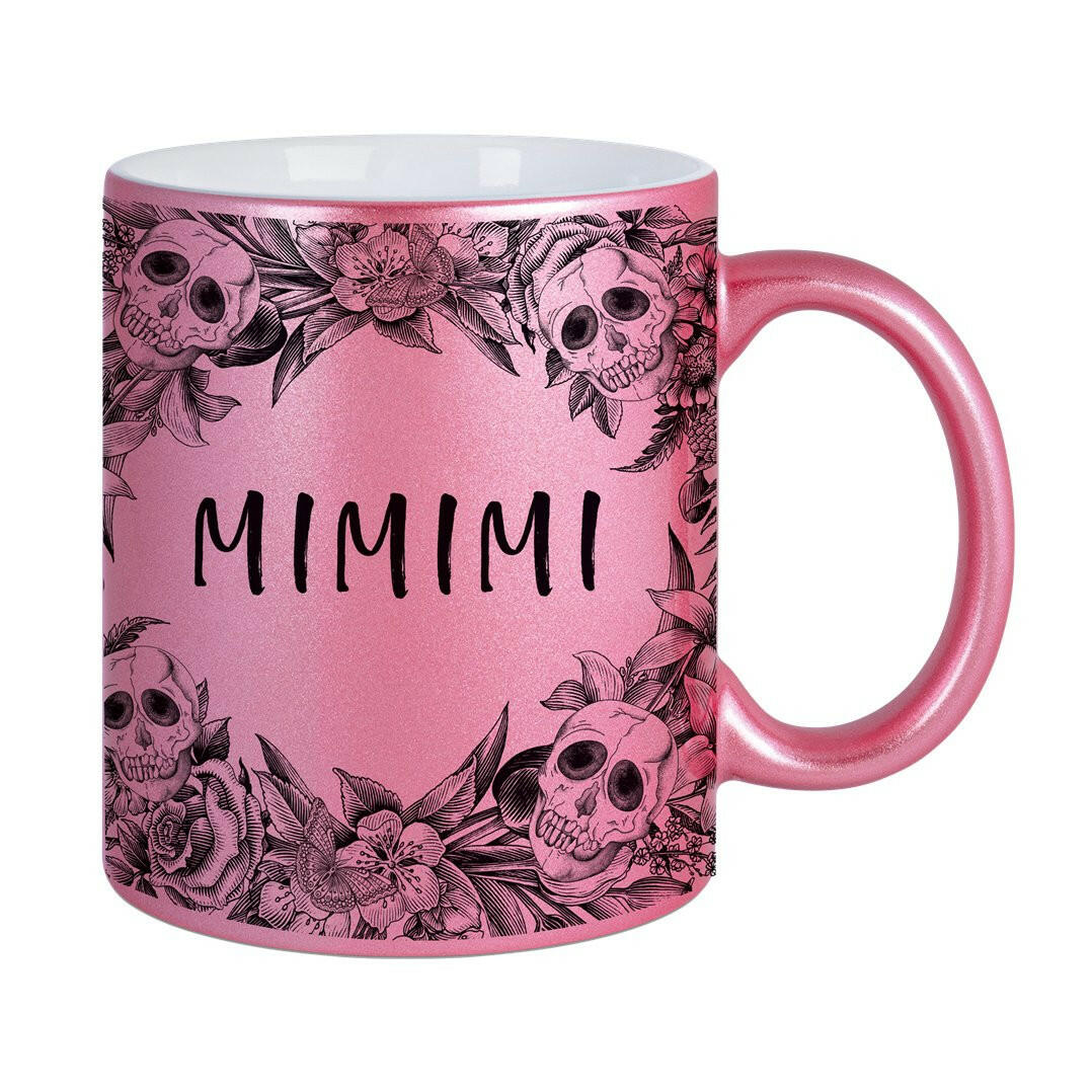 Bild: Tasse - Mimimi - Skull Statement Metallic-Edition Geschenkidee