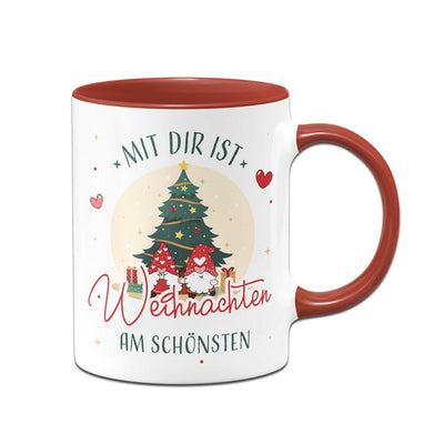Bild: Tasse - Mit dir ist Weihnachten am schönsten Geschenkidee