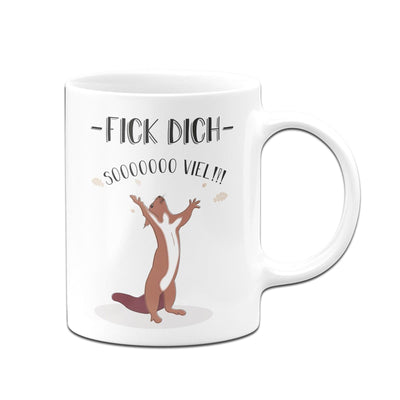 Bild: Eichhörnchen Tasse - Fick Dich so viel Geschenkidee