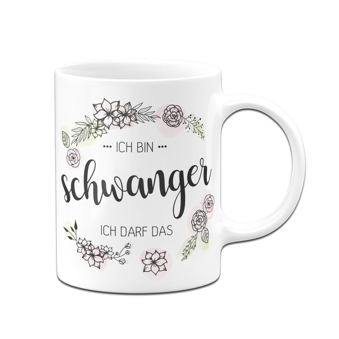 Bild: Tasse - Ich Bin schwanger Ich darf das Geschenkidee