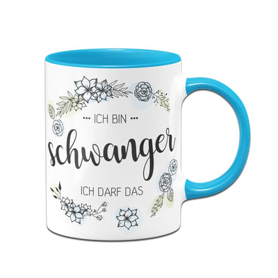 Bild: Tasse - Ich Bin schwanger Ich darf das Geschenkidee