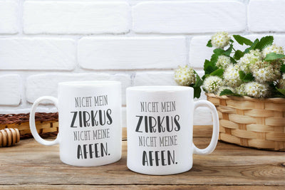 Bild: Tasse - Nicht mein Zirkus nicht meine Affen. - Sammeledition Geschenkidee