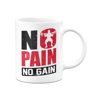 Bild: Tasse - No pain, no gain - V2 Geschenkidee