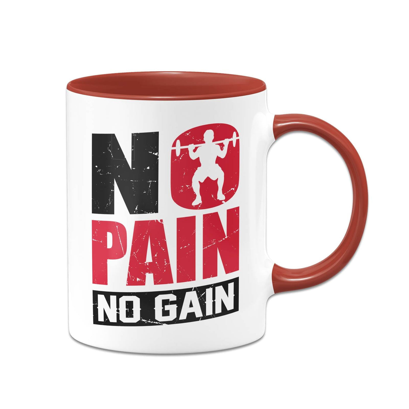 Bild: Tasse - No pain, no gain - V2 Geschenkidee