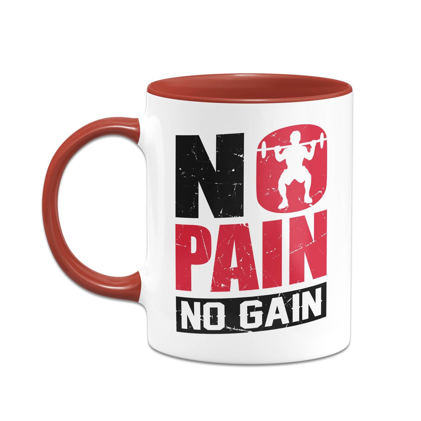 Bild: Tasse - No pain, no gain - V2 Geschenkidee