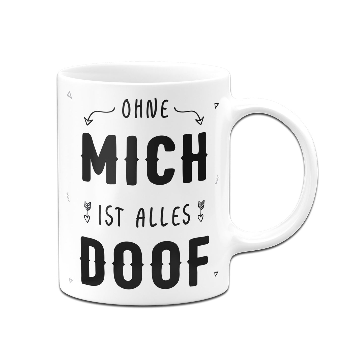 Bild: Tasse - Ohne mich ist alles doof Geschenkidee