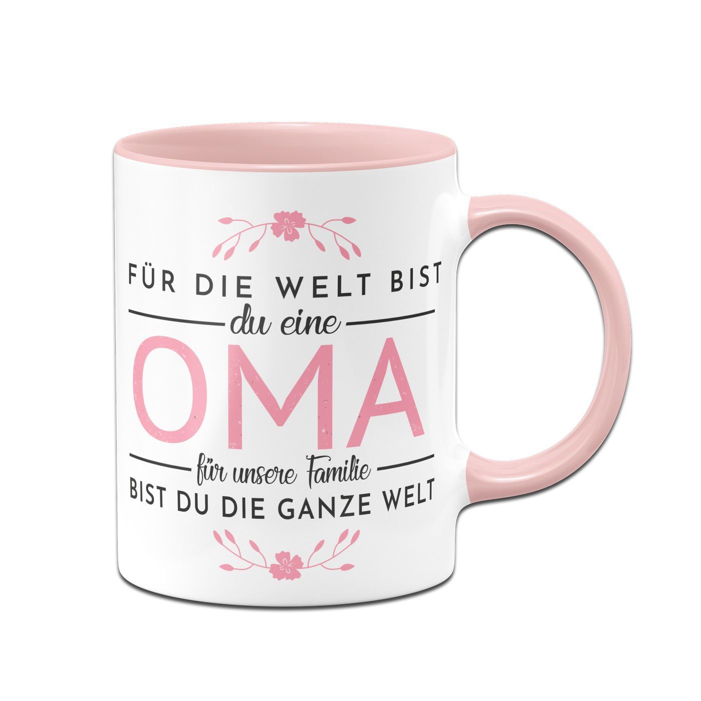 Bild: Tasse - Für die Welt bist Du eine Oma für unsere Familie bist Du die ganze Welt Geschenkidee