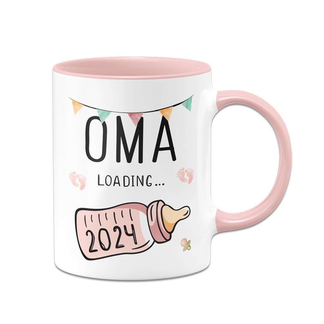 Bild: Tasse - Oma loading mit Babyflasche Geschenkidee