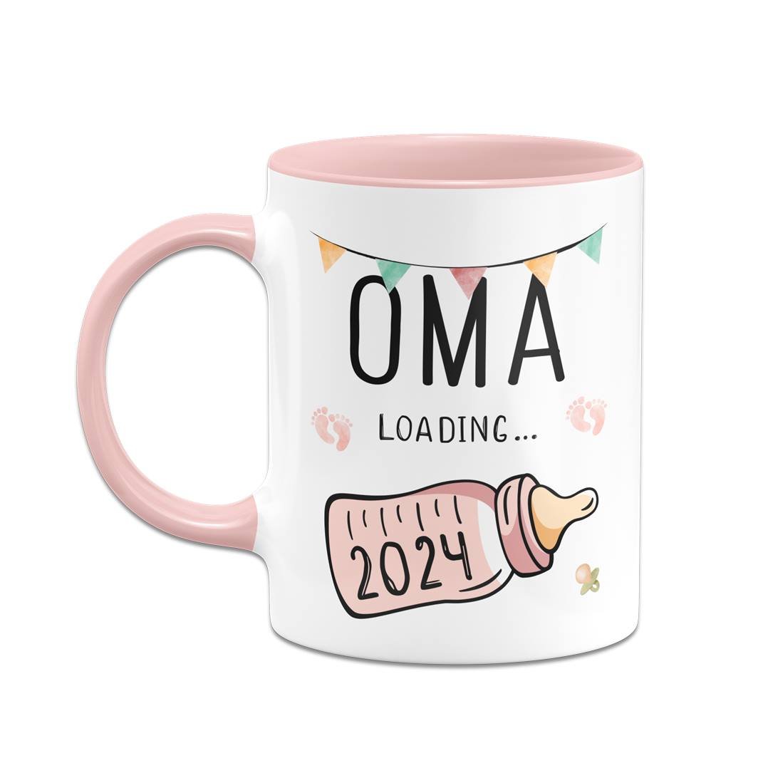 Bild: Tasse - Oma loading mit Babyflasche Geschenkidee