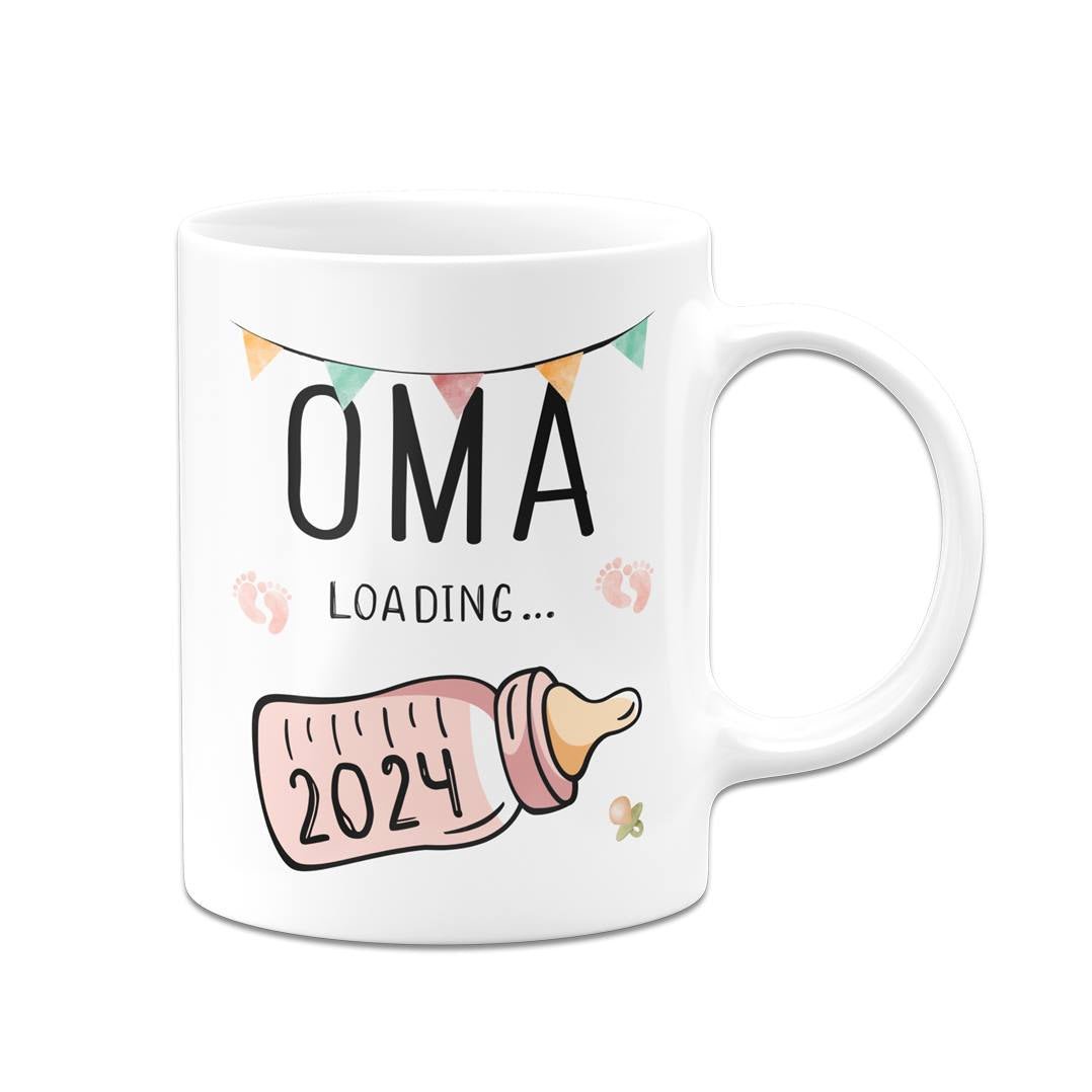 Bild: Tasse - Oma loading mit Babyflasche Geschenkidee