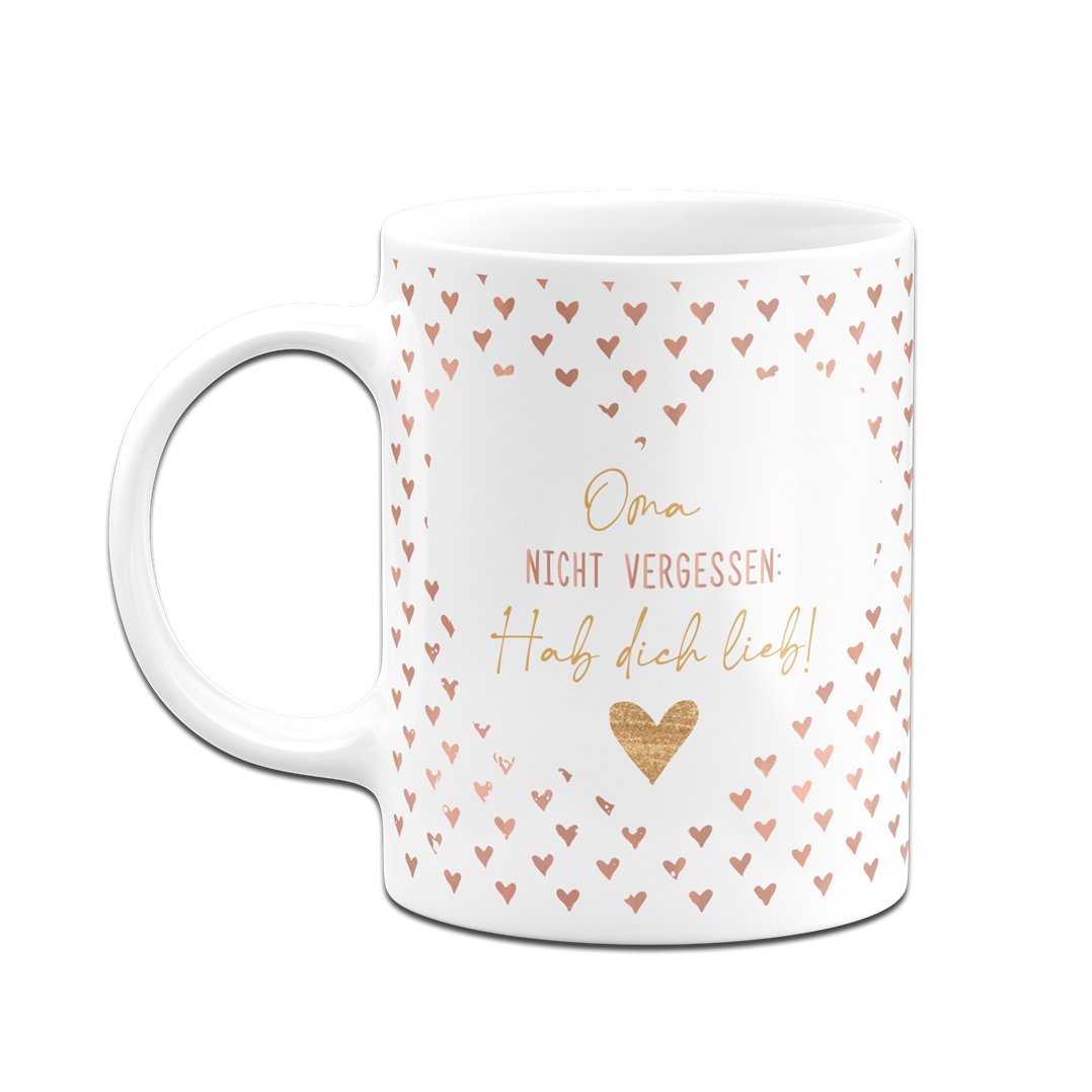 Bild: Tasse - Oma Nicht vergessen: Hab dich lieb! Geschenkidee