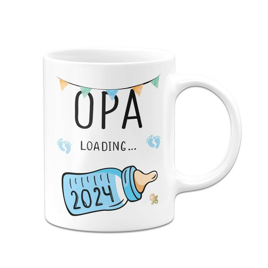 Bild: Tasse - Opa loading mit Babyflasche Geschenkidee