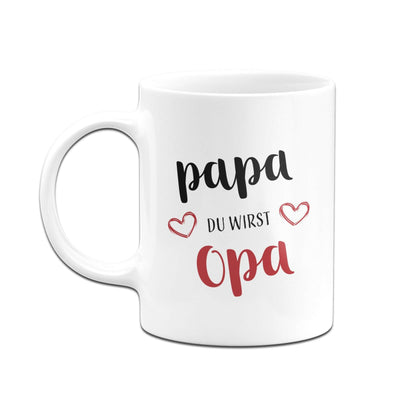 Bild: Tasse - Papa du wirst Opa Geschenkidee