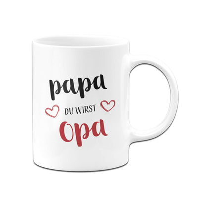 Bild: Tasse - Papa du wirst Opa Geschenkidee